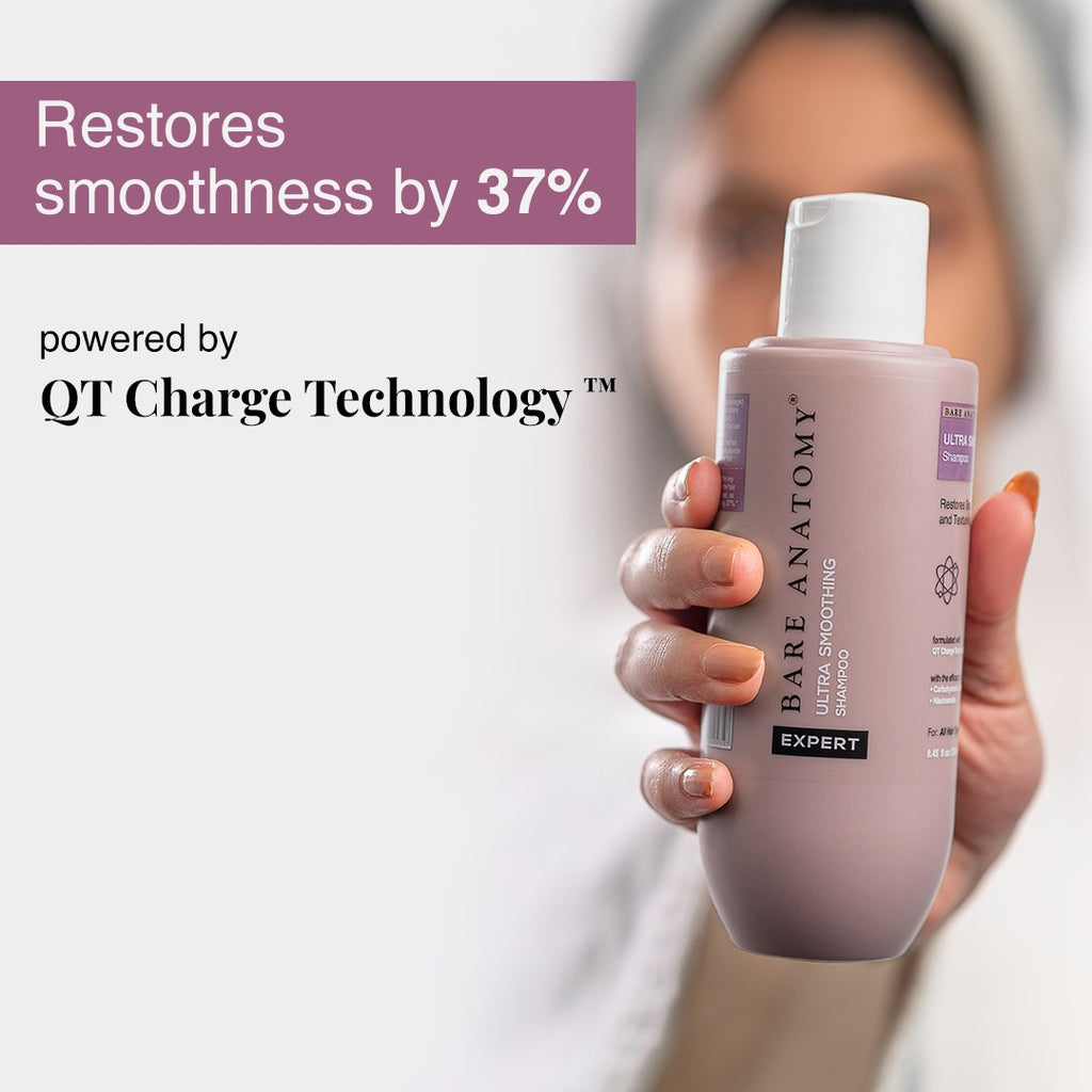 Ultra Smoothing Shampoo with Niacinamide & Aloe Vera Extract for Dry & Frizzy Hair - 250 ml