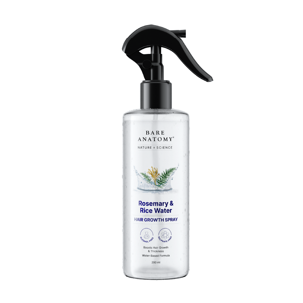 Rosemary & Rice Water Hair Growth Spray for Hair Growth & Thickness - 200 ml