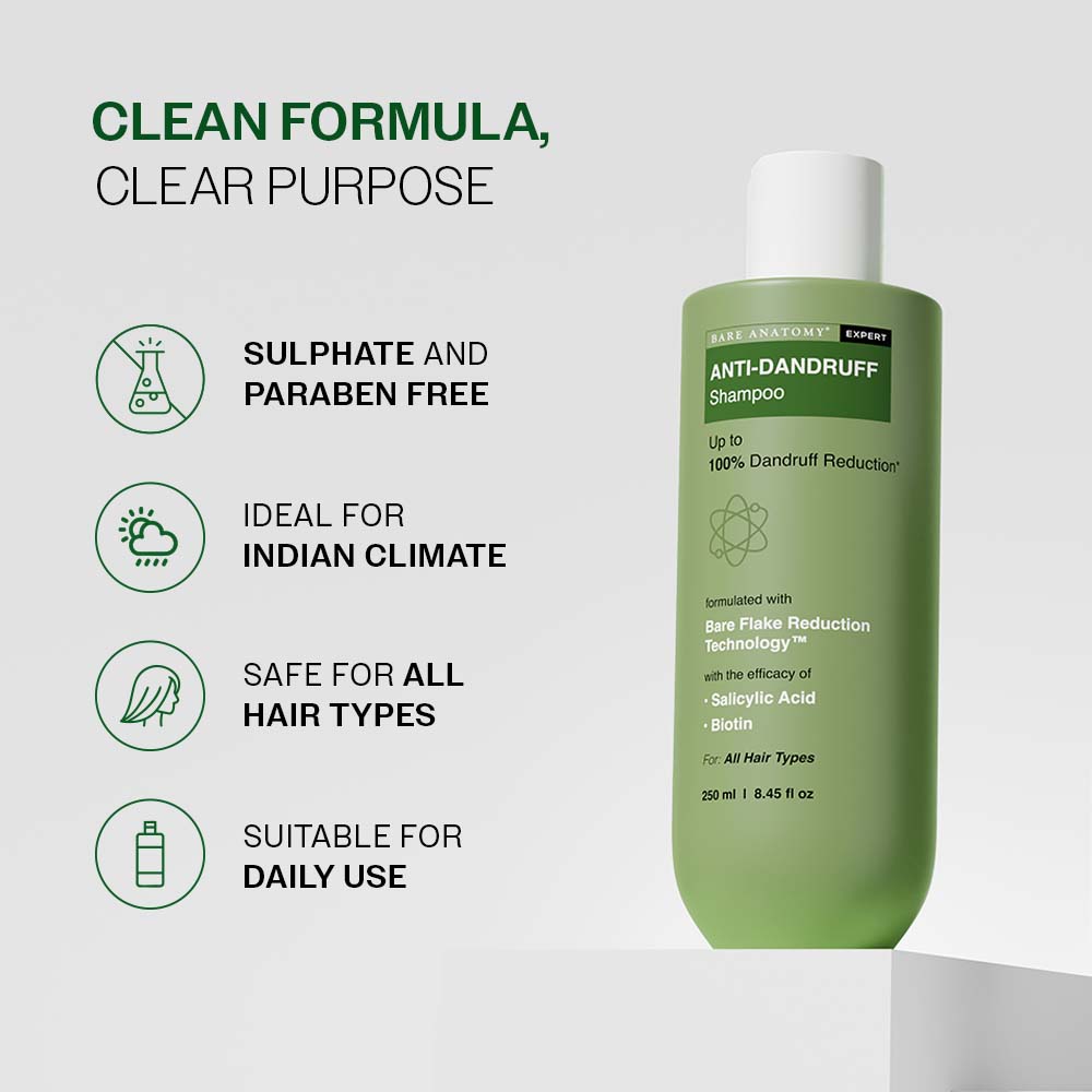 Bare Anatomy Expert Anti-Dandruff Shampoo | 250 ml