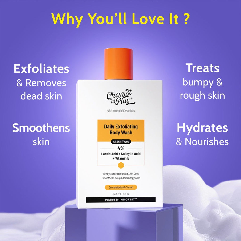 Exfoliating Body Wash with Lactic Acid & Salicylic Acid - 236 ml