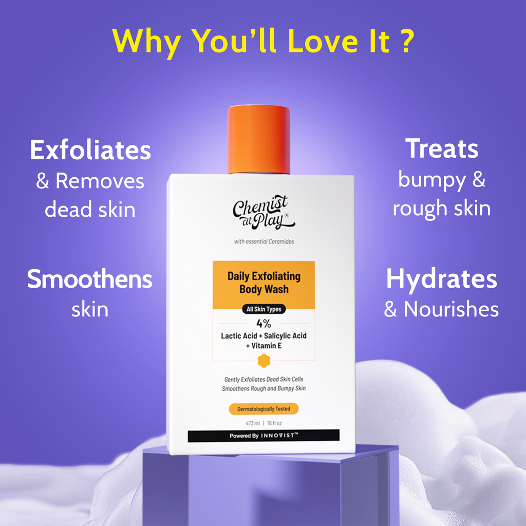 Exfoliating Body Wash with Lactic Acid & Salicylic Acid - 473 ml