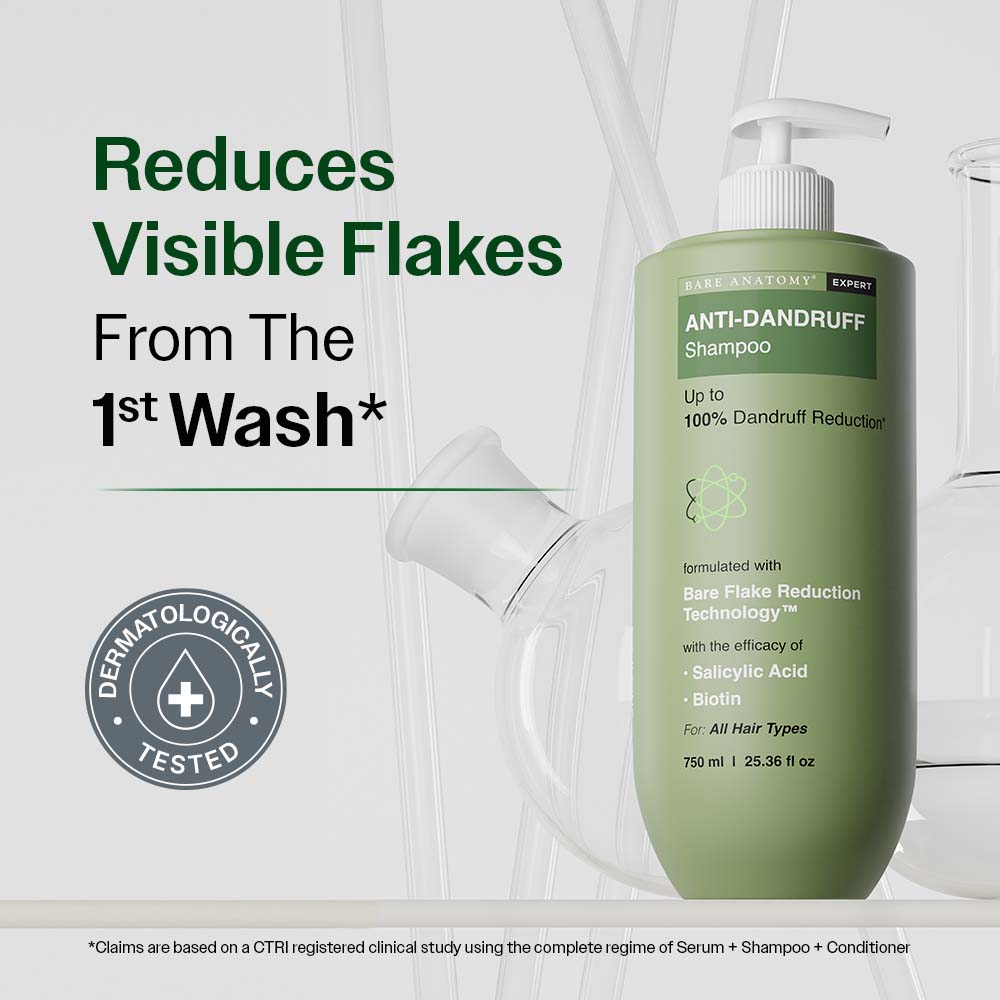 Bare Anatomy Expert Anti-Dandruff Shampoo| 750 ml