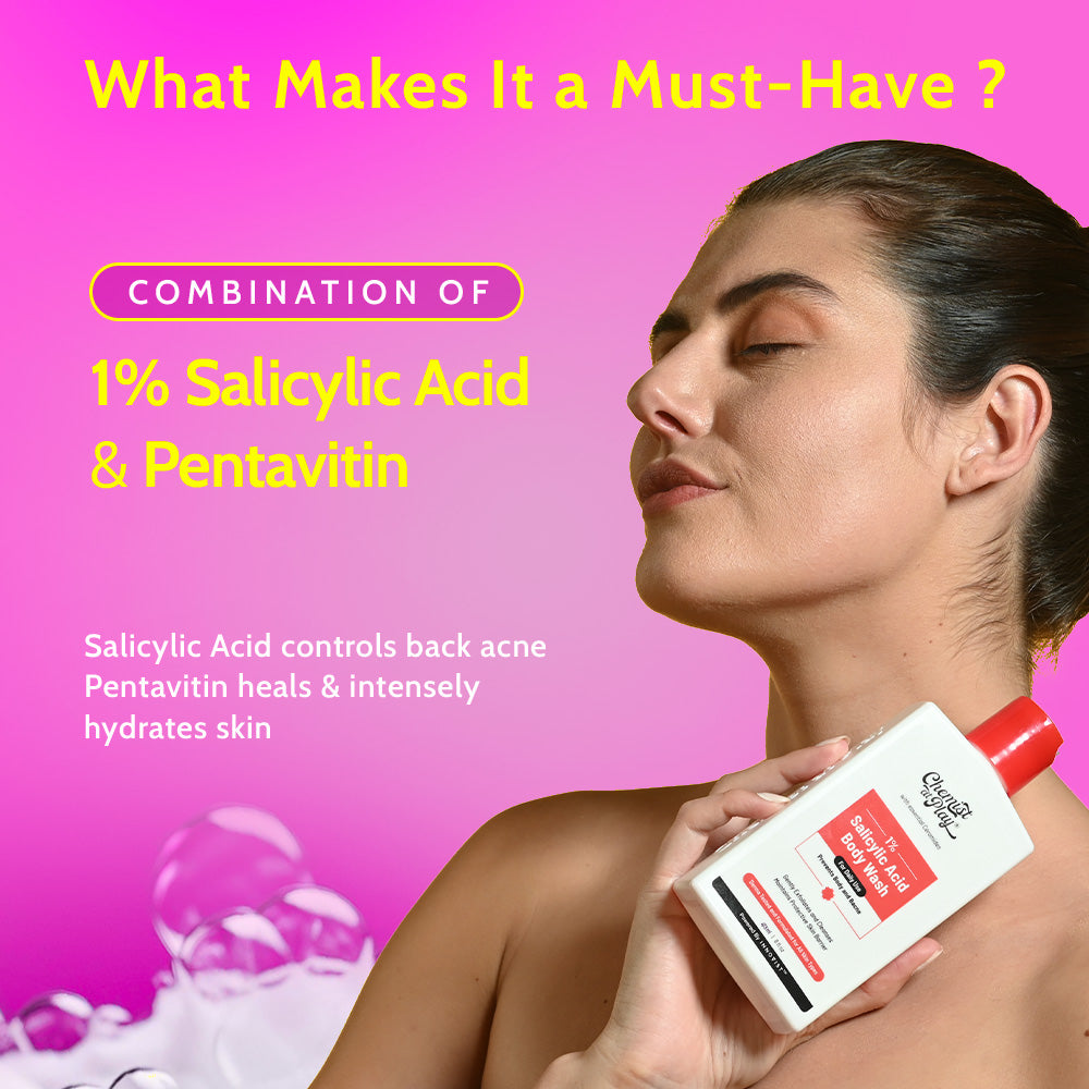 1% Salicylic Acid Body Wash for Acne Control - 473 ml
