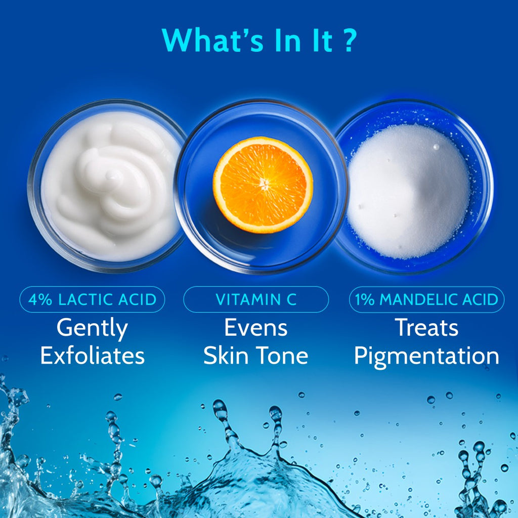 5% AHA Underarm Roll-On with Lactic Acid for Odour Control (Peach) - 40 ml