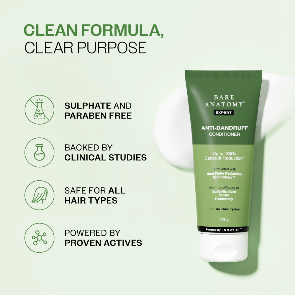 Anti-Dandruff Hair Conditioner with Biotin, Salicylic Acid & Rosemary