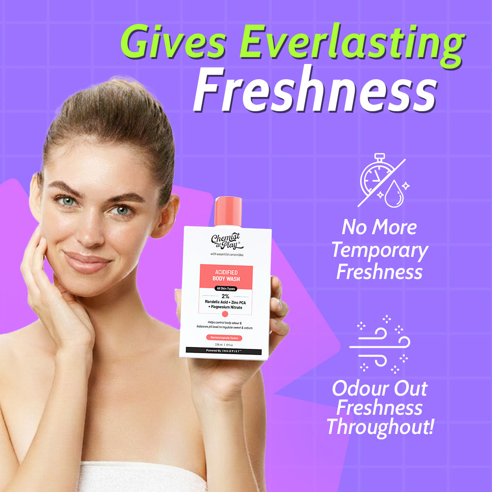 Odour Control Body Wash for Long Lasting Freshness - 236 ml
