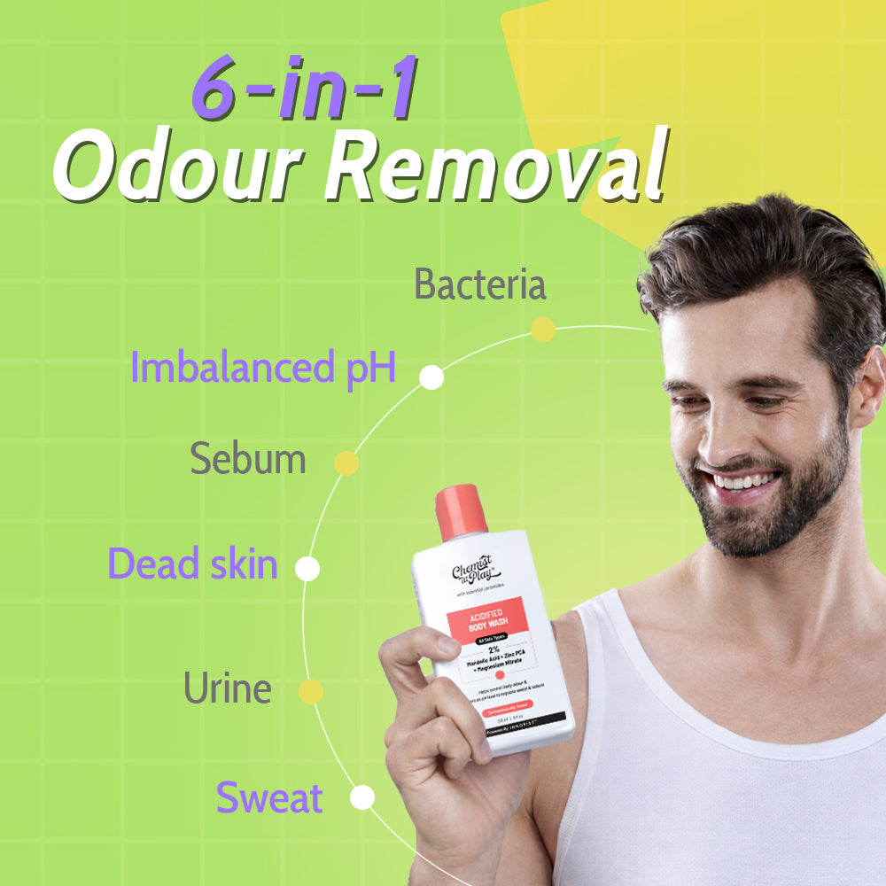 Odour Control Body Wash for Long Lasting Freshness - 236 ml