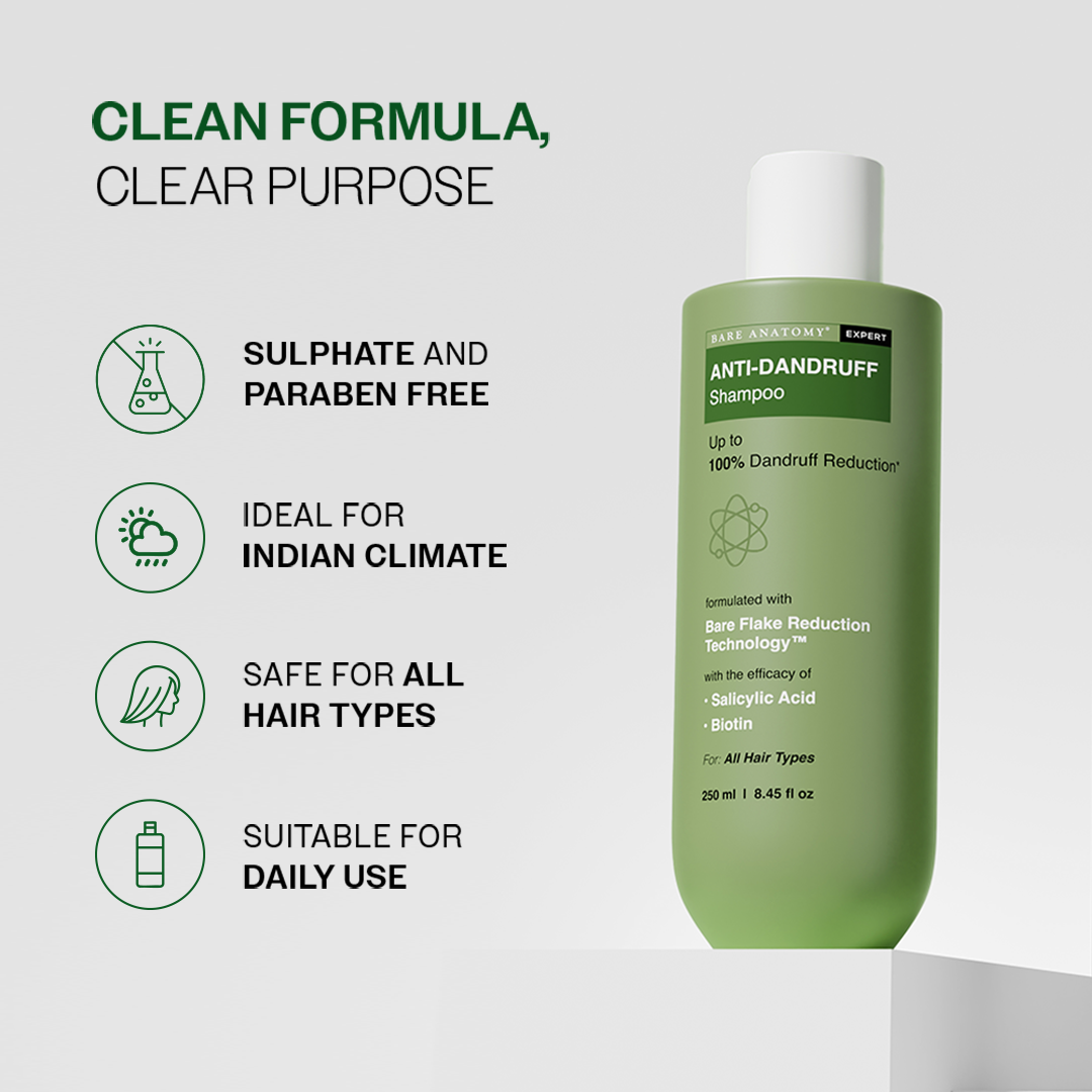 Bare Anatomy Expert Anti-Dandruff Shampoo | 250 ml