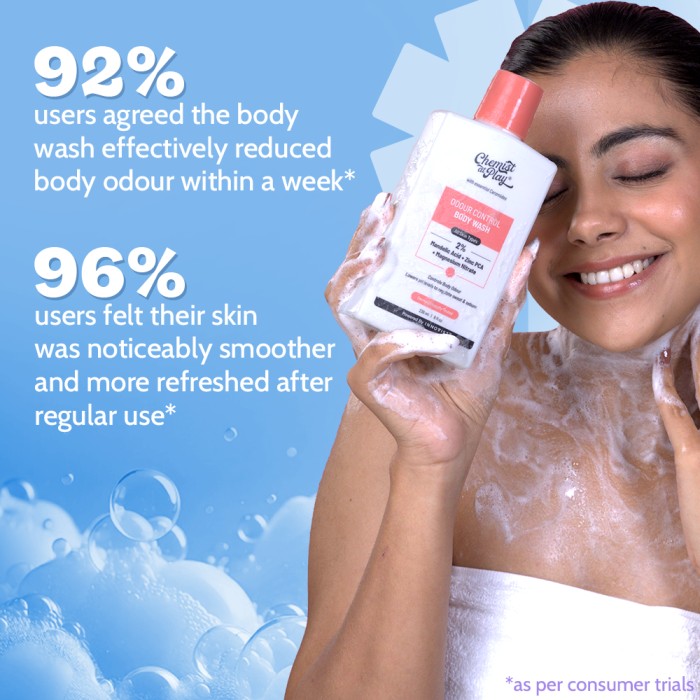 Odour Control Body Wash for Long Lasting Freshness - 236 ml