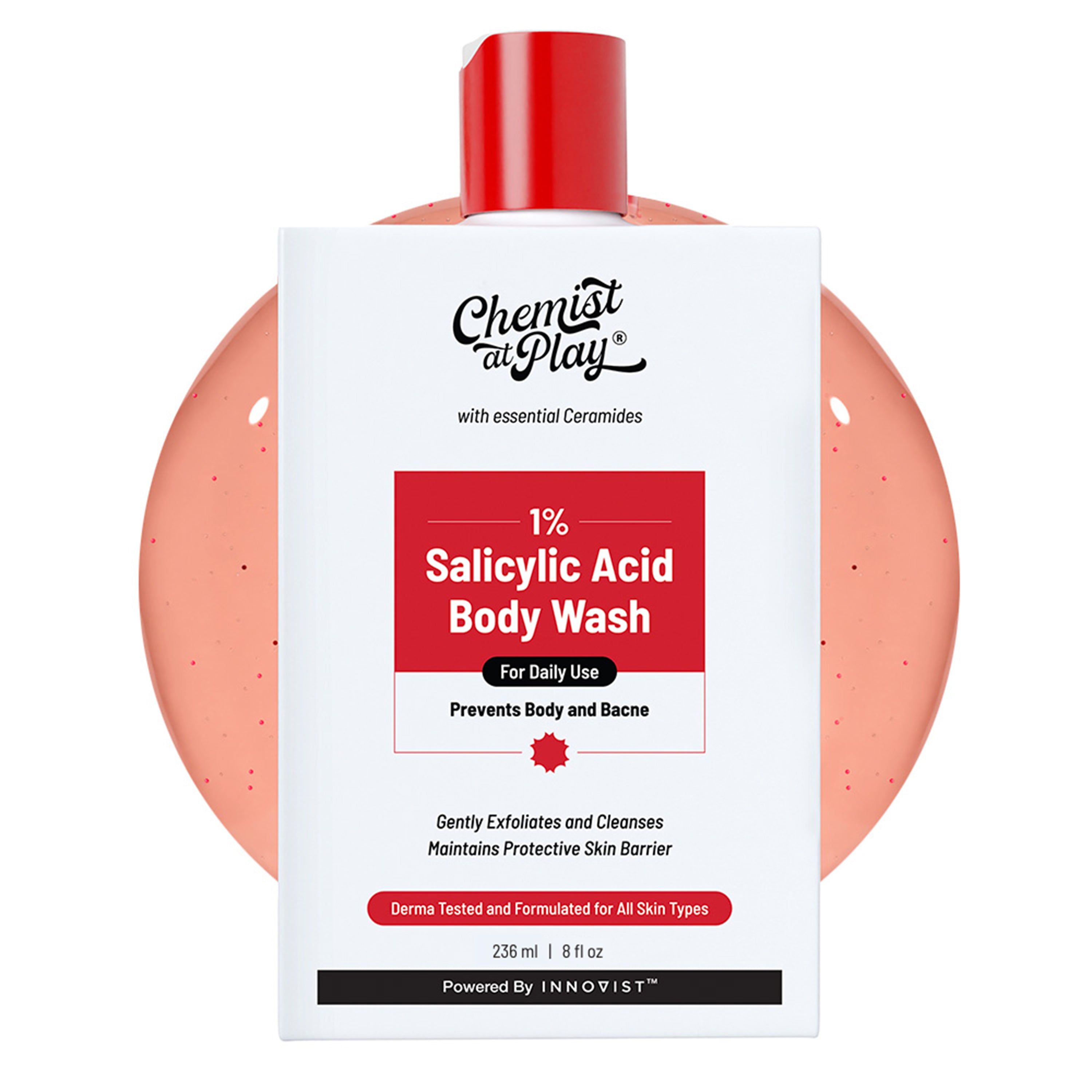 1% Salicylic Acid Body Wash for Acne Control - 236 ml