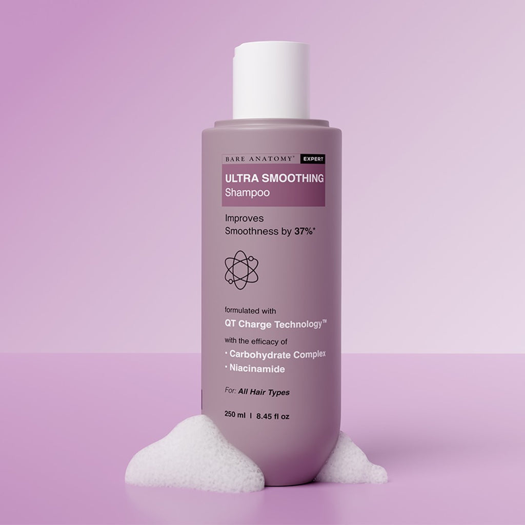 Ultra Smoothing Shampoo with Niacinamide & Aloe Vera Extract for Dry & Frizzy Hair - 250 ml